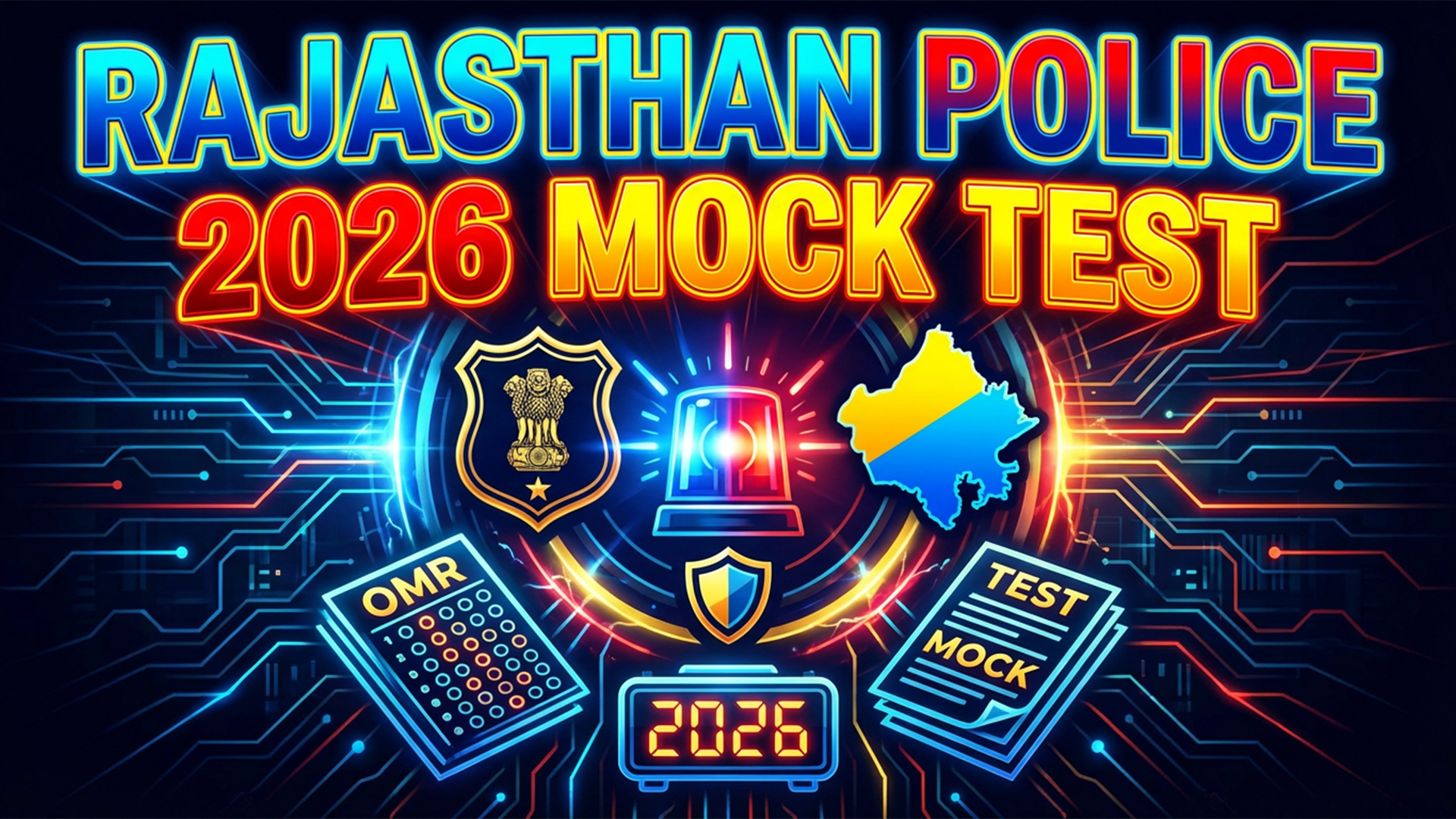 Rajasthan Police 2026 Complete Mock Test Series | Constable & SI | New Pattern | Full Syllabus Practice + PYQ