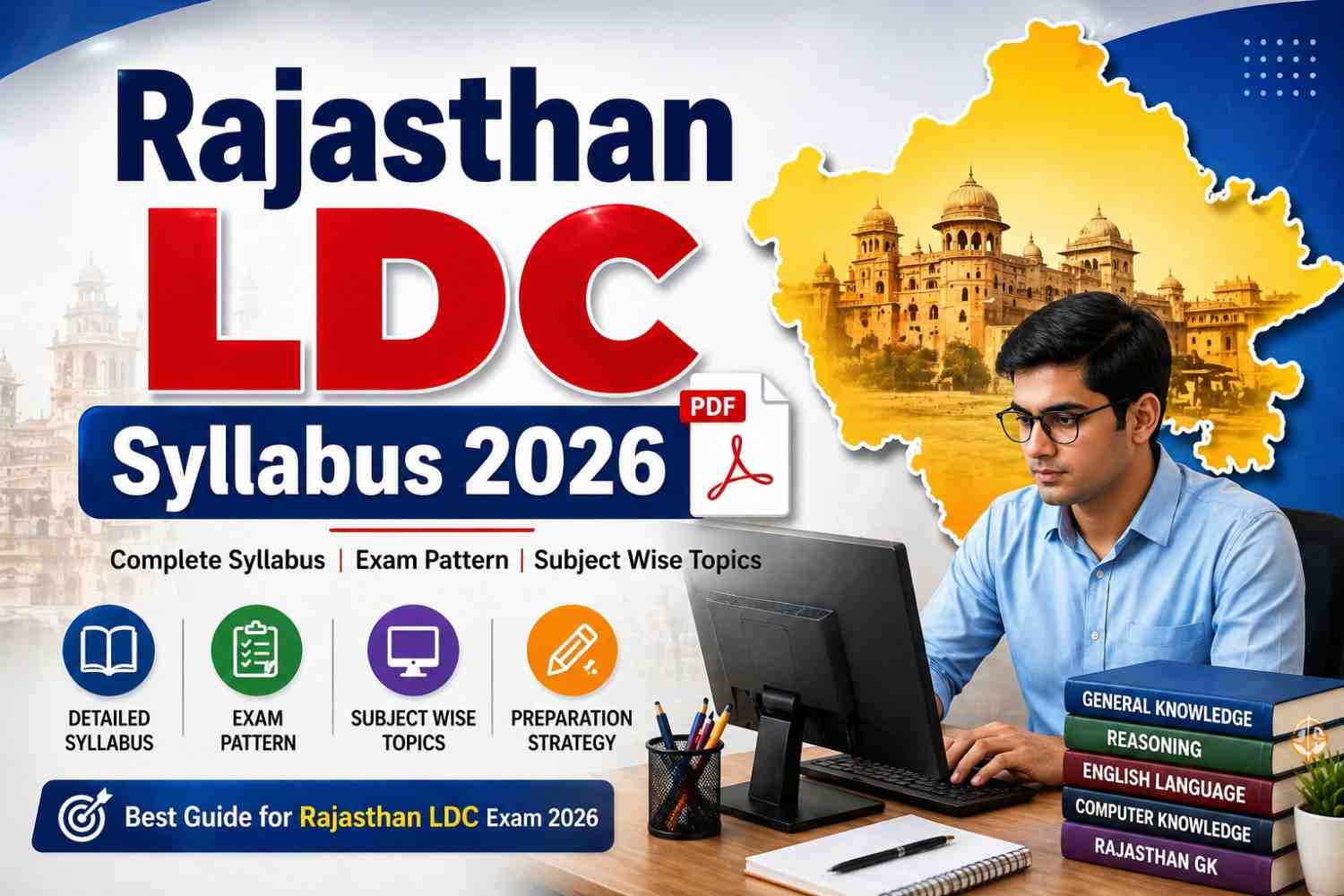 Rajasthan LDC Syllabus 2026 PDF Complete Guide
