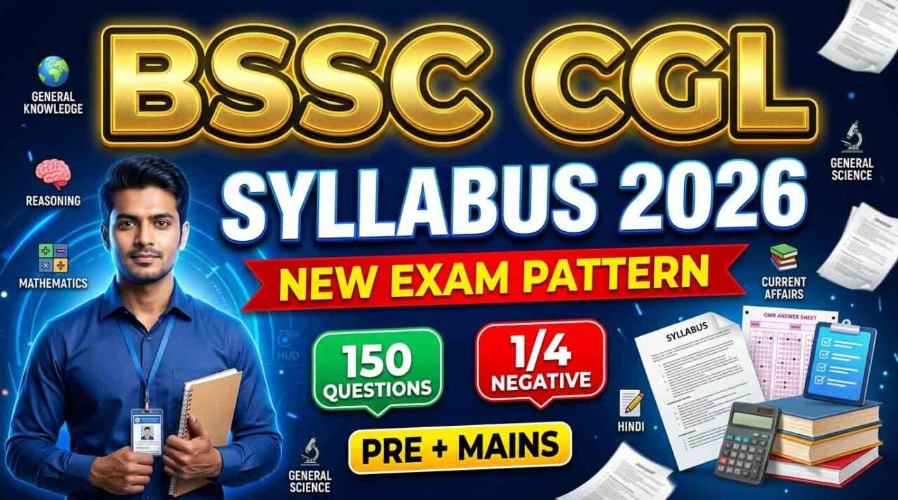 BSSC CGL Syllabus 2026