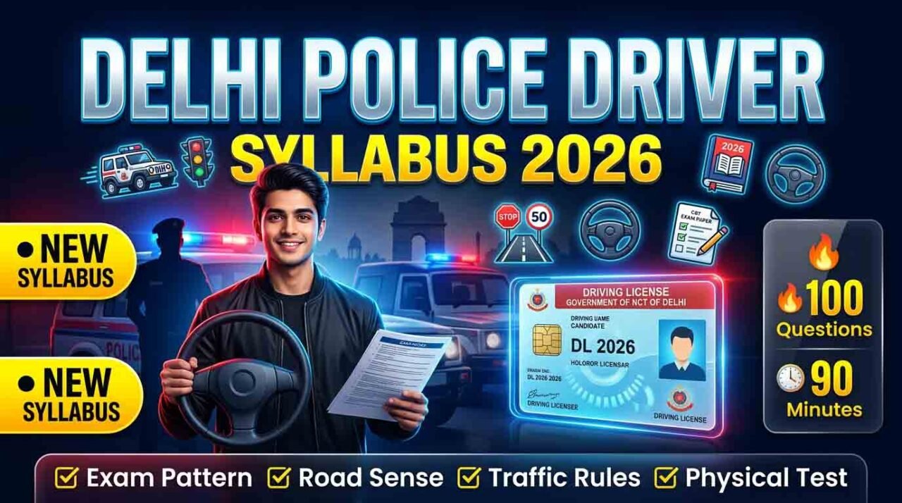 Delhi Police Driver Syllabus 2026