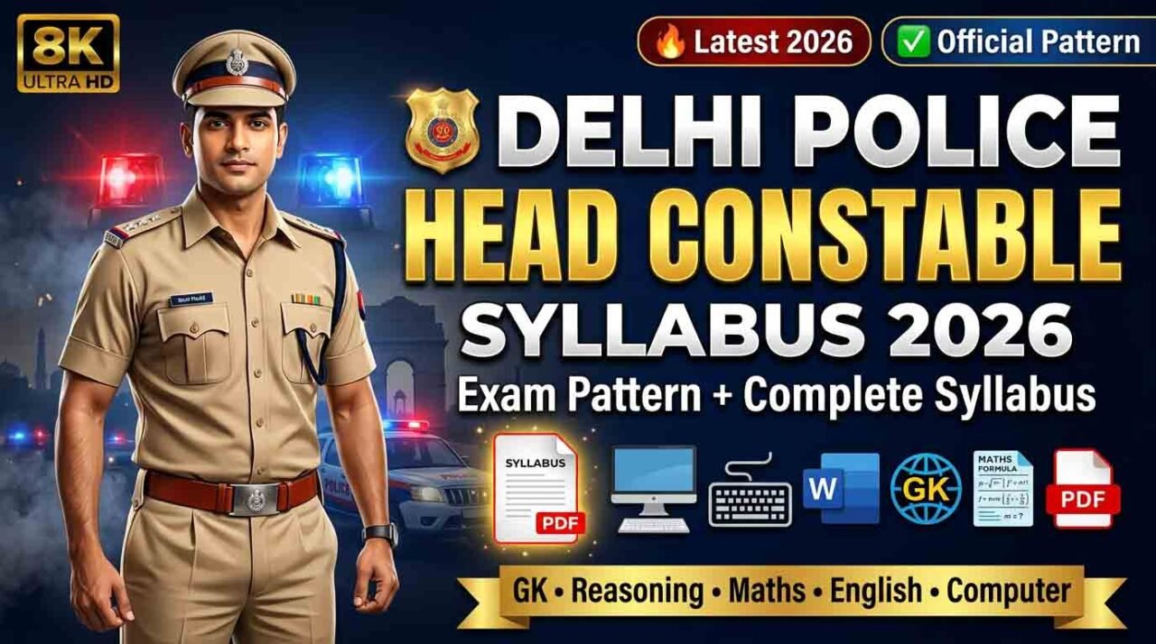 Delhi Police Head Constable Syllabus 2026