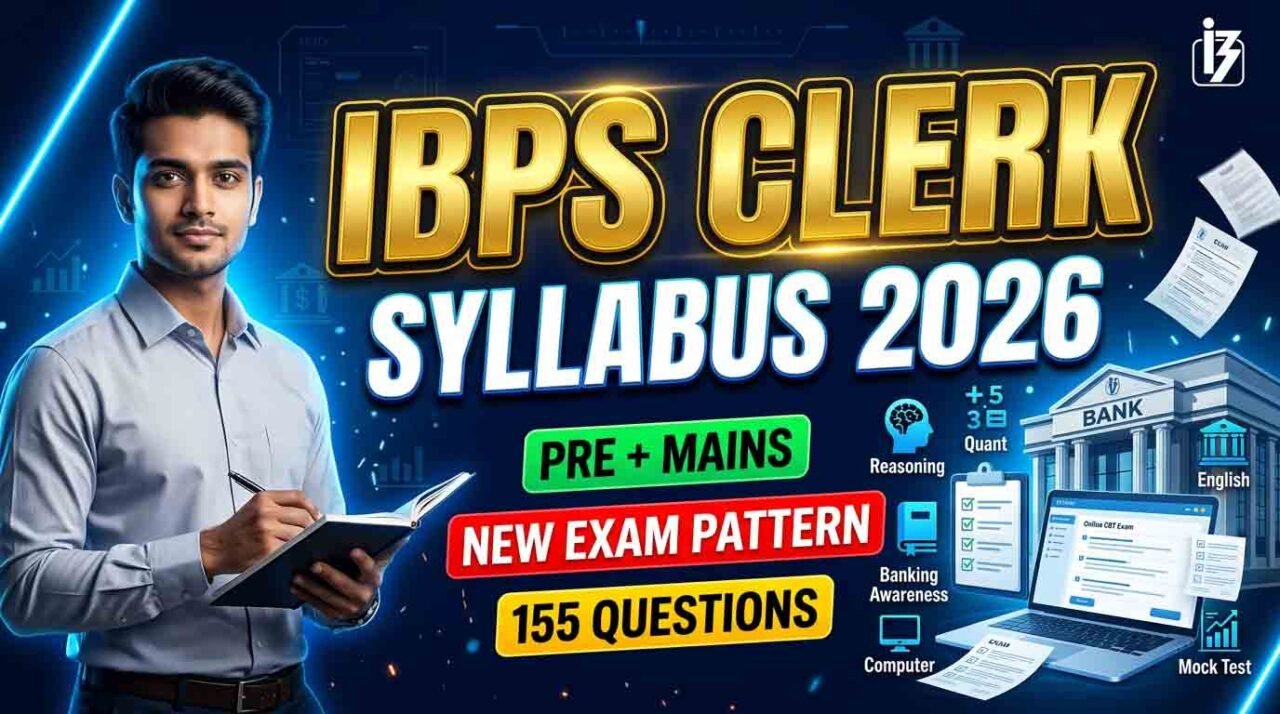 IBPS Clerk Syllabus 2026