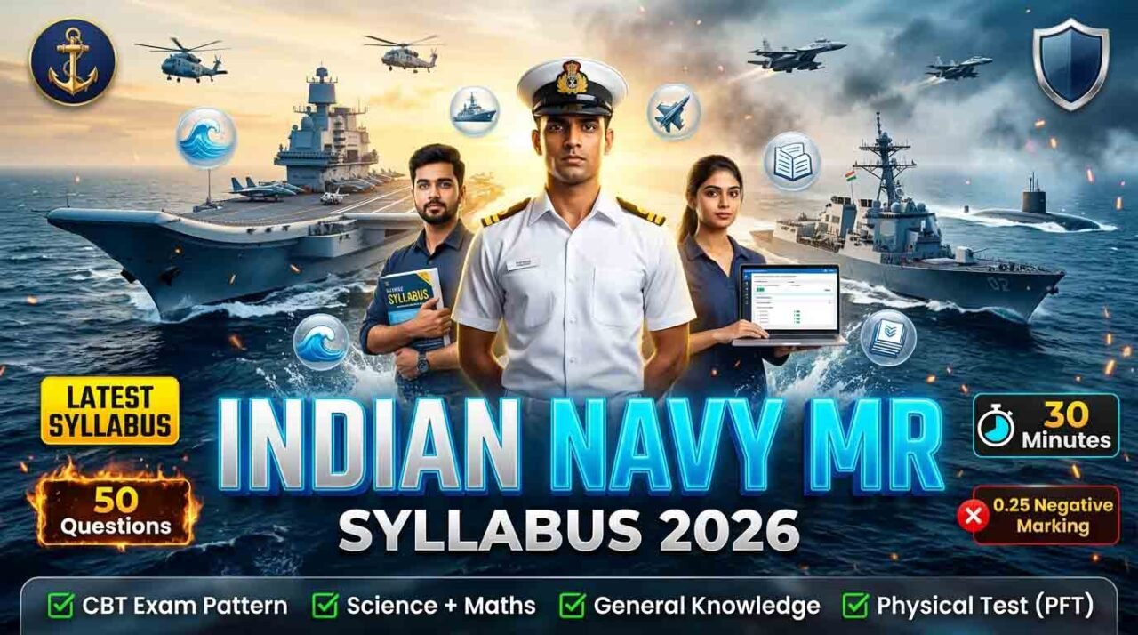 Indian Navy MR Syllabus 2026