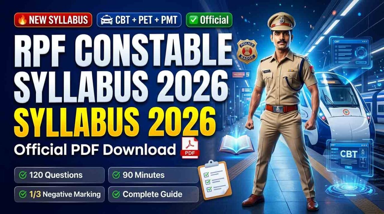 RPF Constable Syllabus 2026