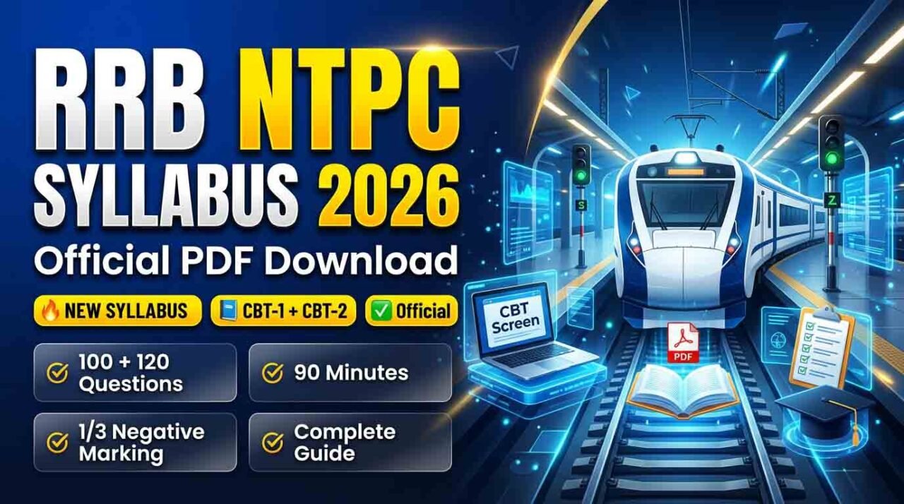 RRB NTPC Syllabus 2026