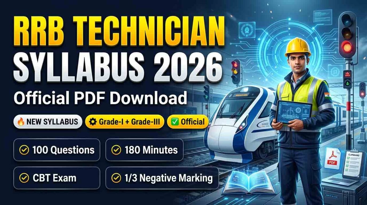 RRB Technician Syllabus 2026