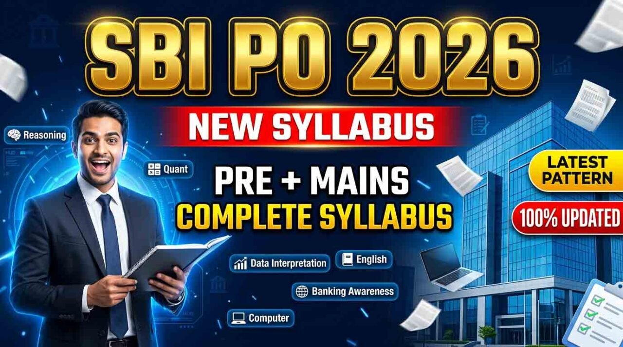 SBI PO Syllabus 2026