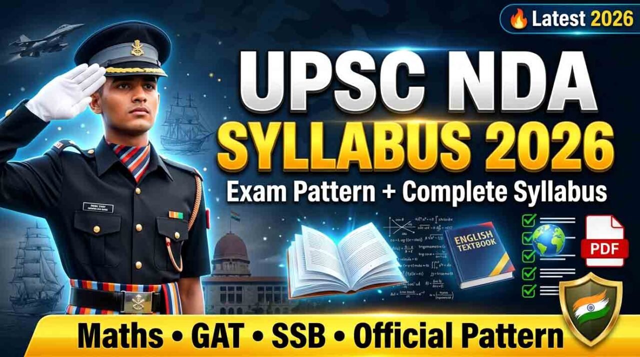 UPSC NDA Syllabus 2026