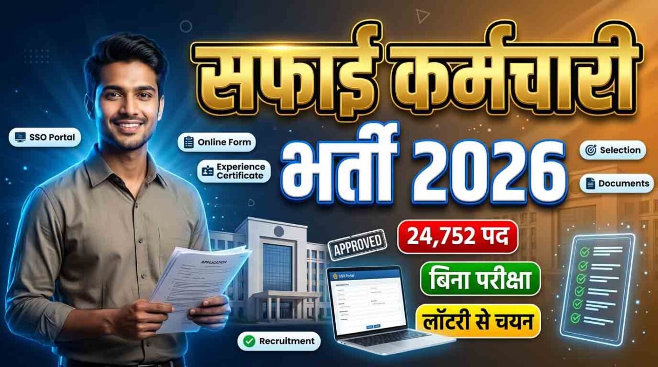 संविदा सफाई कर्मचारी भर्ती 2026
