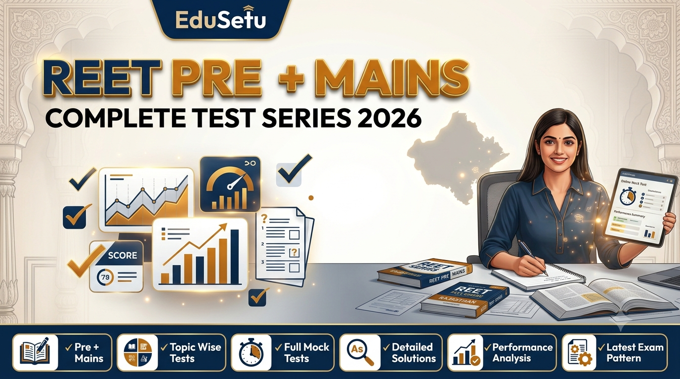 REET Pre + Mains Complete Test Series 2026